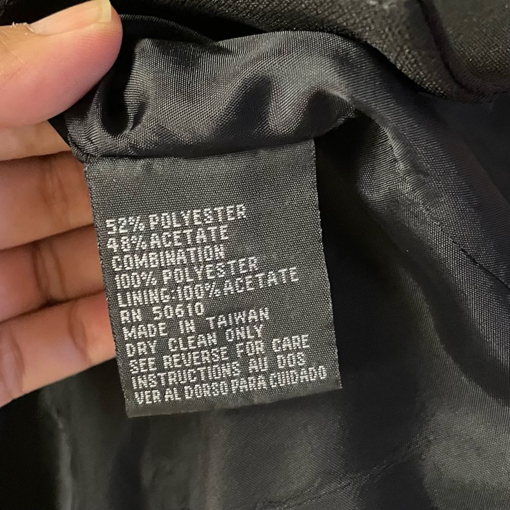 Vintage Albert Nipon Suits Black Polyester/Acetat… - image 5